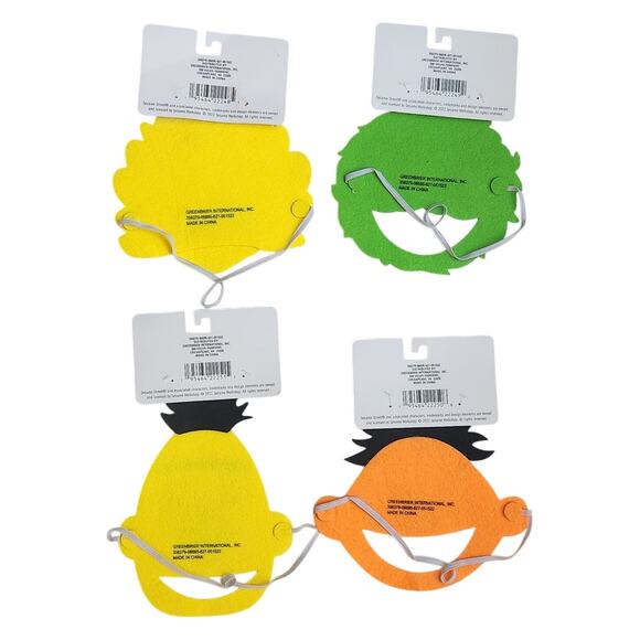 Sesame Street Felt Masks Set of 4 – Big Bird, Oscar the Grouch, Bert, and Ernie - Picture 5 of 10